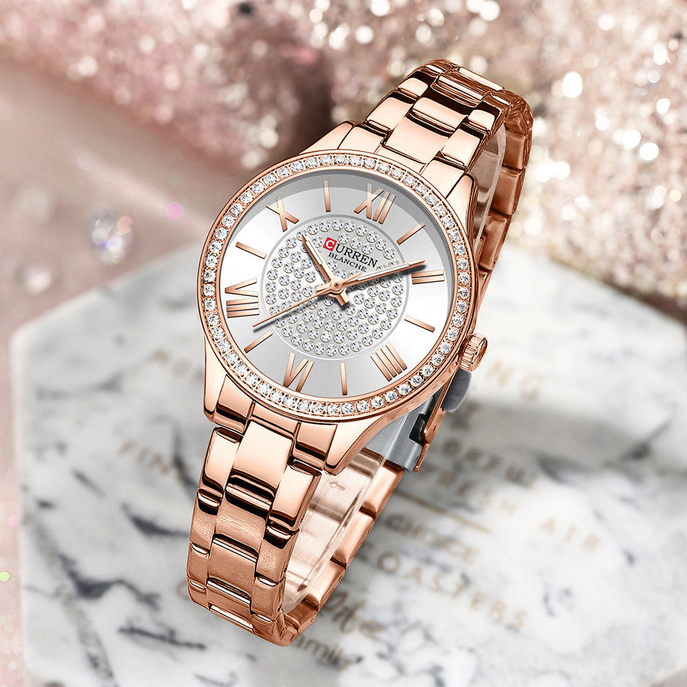 Reloj informal de cuarzo para mujer