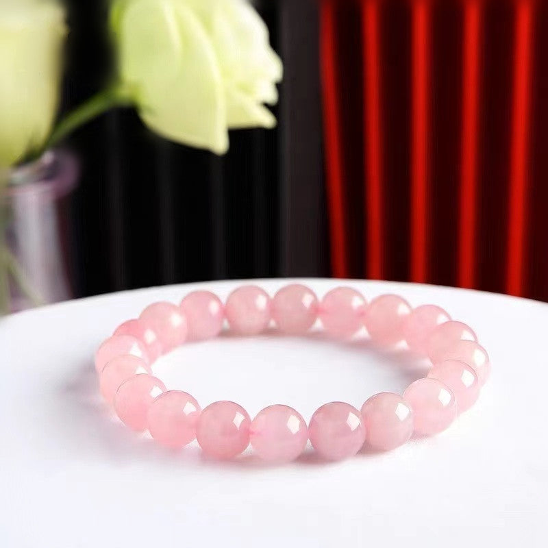 Niña de Cristal Natural Pulsera de Cristal Anillo Único Femenino