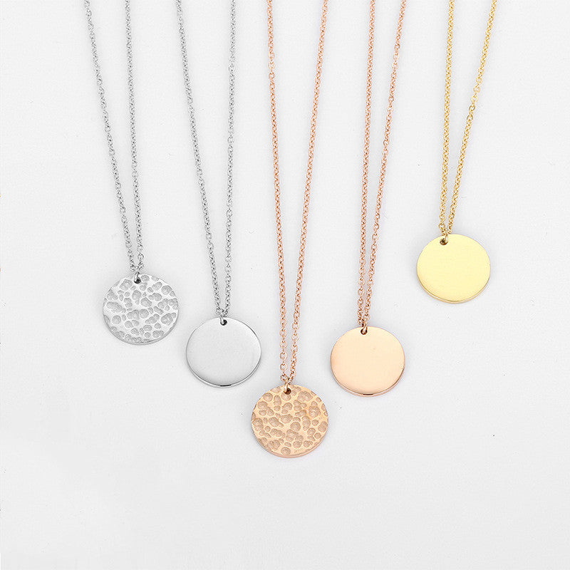 Collar de Cristal con Cuentas de Acero de Titanio 316L