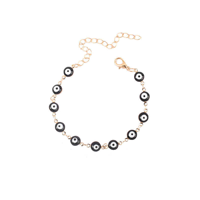 Böhmisches Buntes Vintage Dämonenaugen-Armband