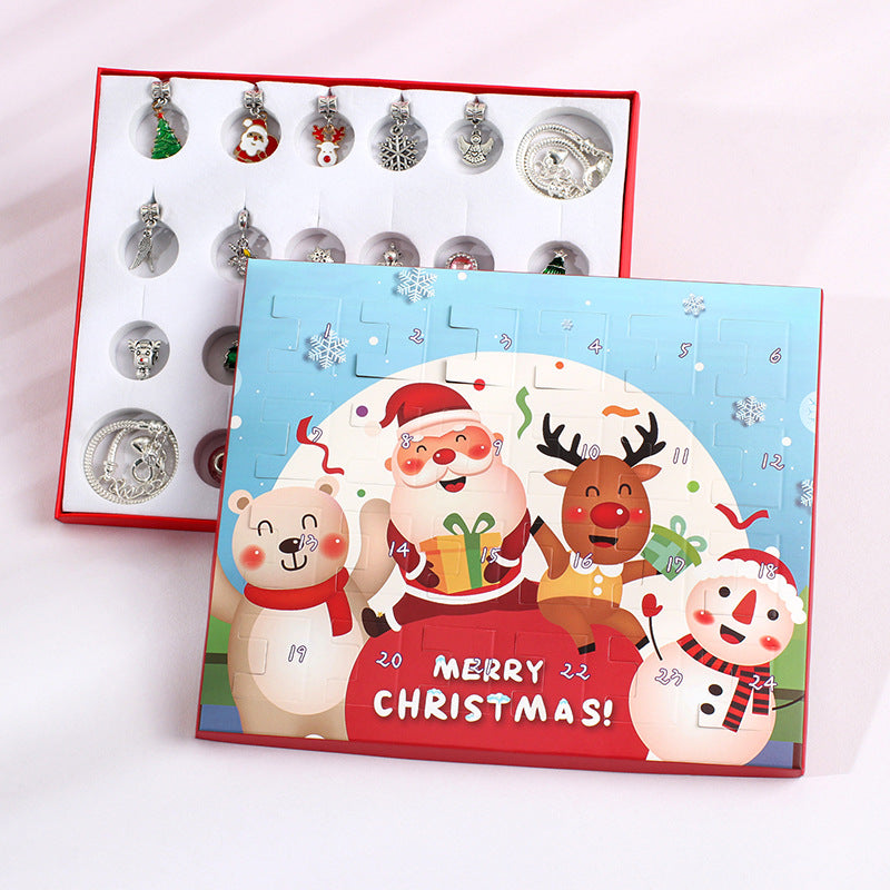Set de Cajas Sorpresa Calendario de Adviento, Adornos Creativos para Hacer Tú Mismo, Regalos de Navidad