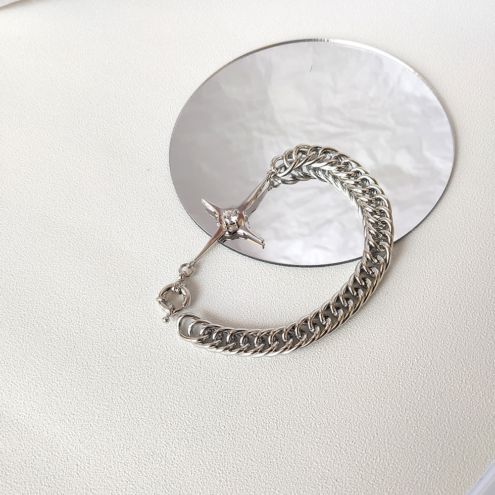 Design-Sinn Handgemachte Netto-Rot-Temperament Schmuck Armband
