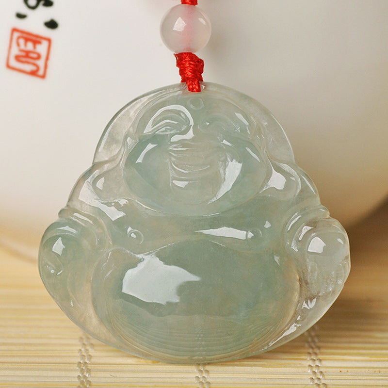 Jade Buddha Maitreya Buddha Anhänger