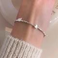 Damen-Armband aus Sterlingsilber 925 mit Schmetterlingen
