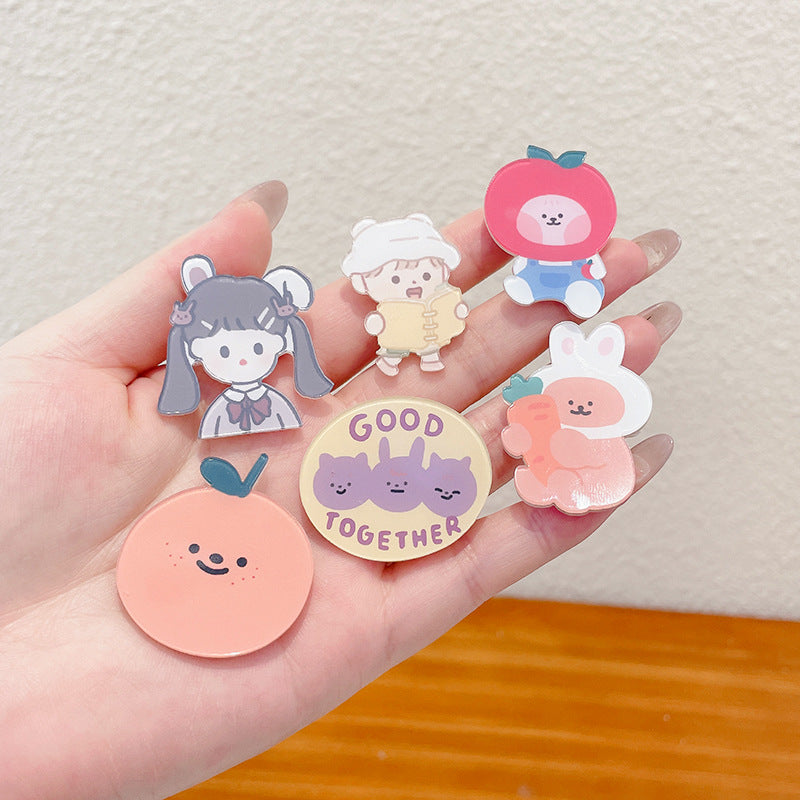Women's Fashionable Simple And Cute Cartoon Brooch