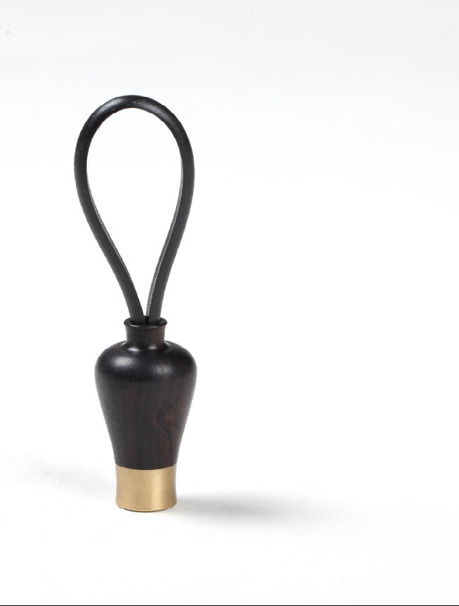 Colgante de Mochila Artesanía de Cobre y Madera