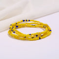 Women's Colorful Beaded Elastic Waist Chain