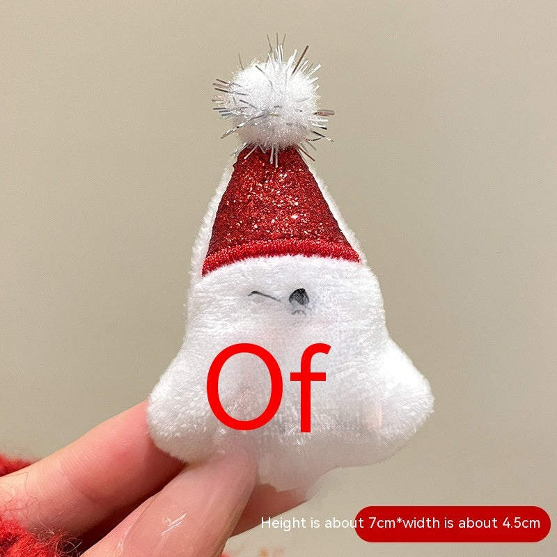 Cartoon Niedlicher Weihnachtsmann Brosche Weihnachts-Festival-Accessoires