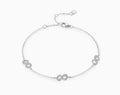 S925 Sterling Silver Mobius Bracelet For Women