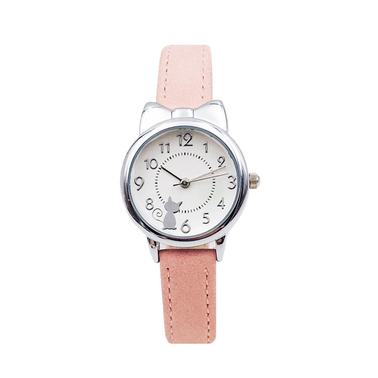 Reloj de pulsera para niñas, cuarzo, resistente al agua