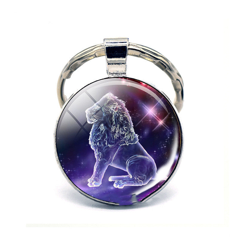 Llavero de los Doce Signos del Zodiaco, Regalo de Cumpleaños