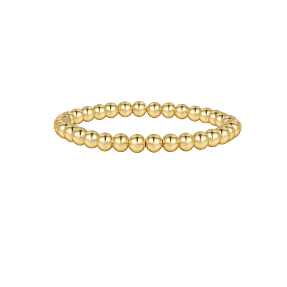New Haematite Hematite Golden Balls Beaded Bracelet Suit