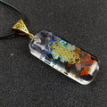 Crystal Semi-precious Stone Gravel Chakra Chakra Necklace