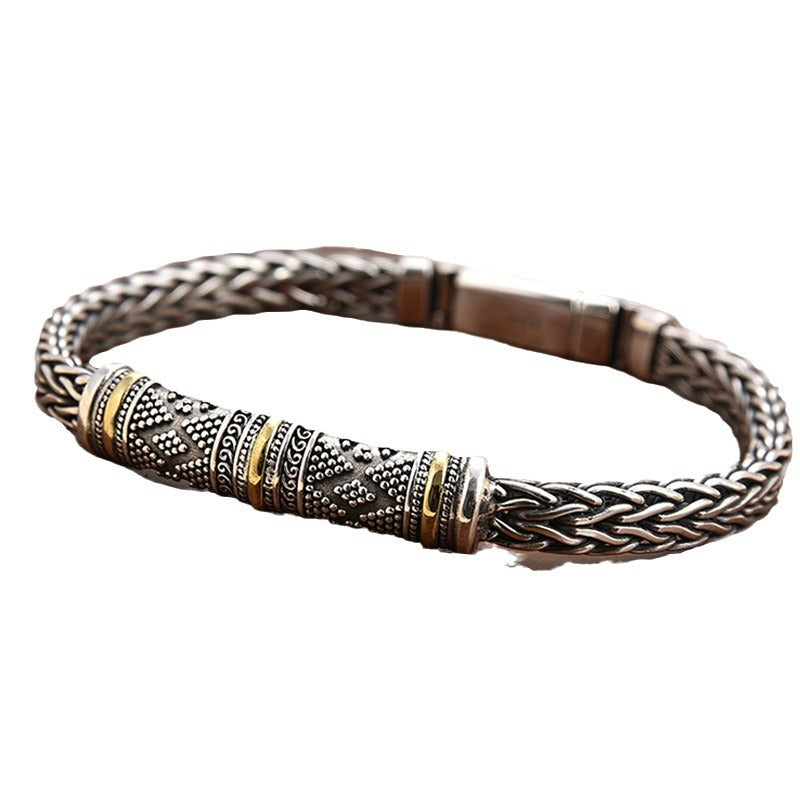Hand-woven Keel Men's Bracelet Retro Creative