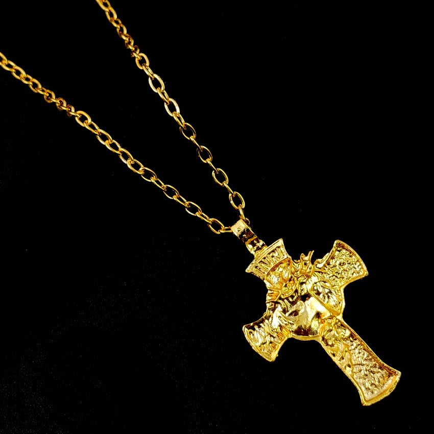 Neue Dornen Jesus Kreuz Halskette für Männer