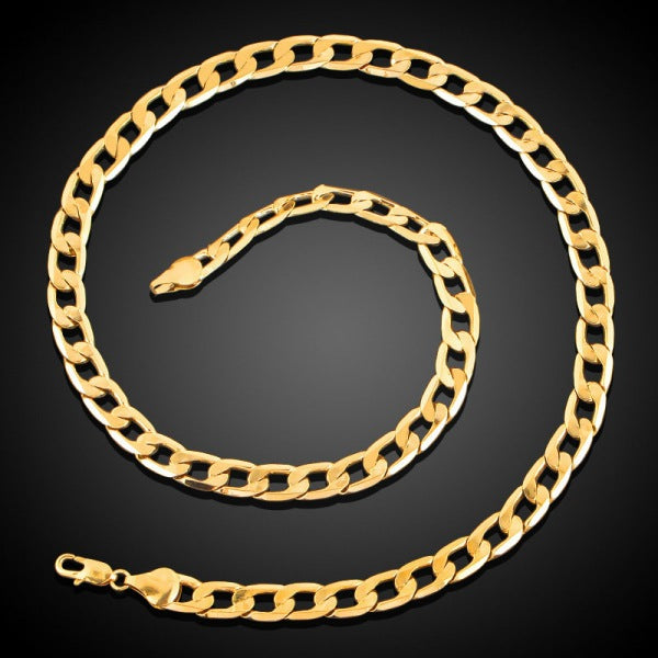 Männer und Frauen Paar Halskette NK Goldkette