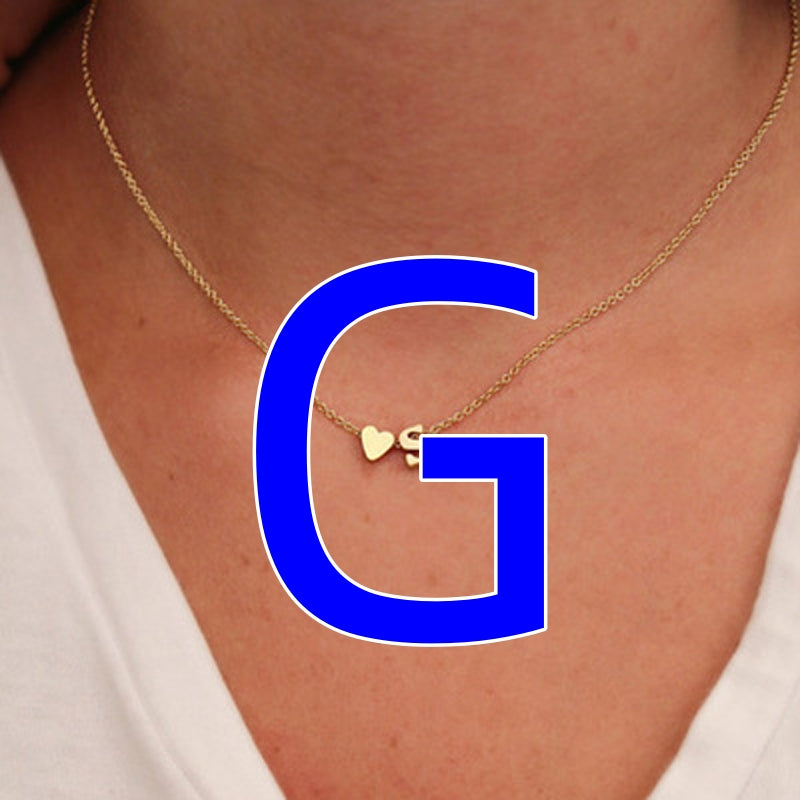 Fashion Exquisite Initial Gold And Silver Clavicle Chain