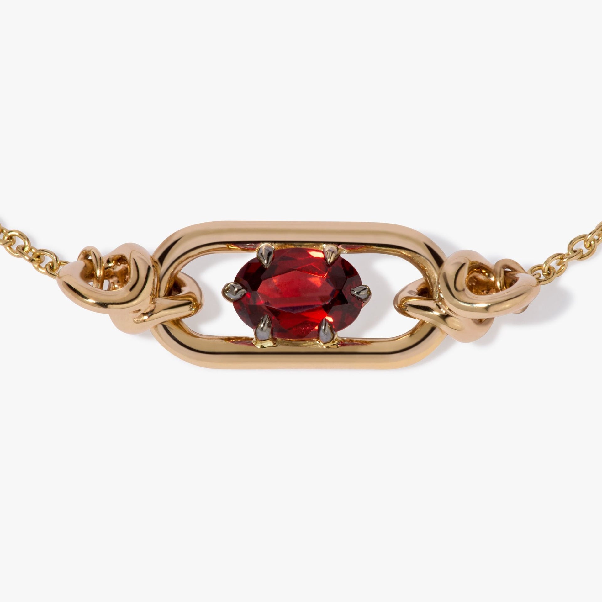 Natural Stone Twelve Birthstone Pendant Bracelet