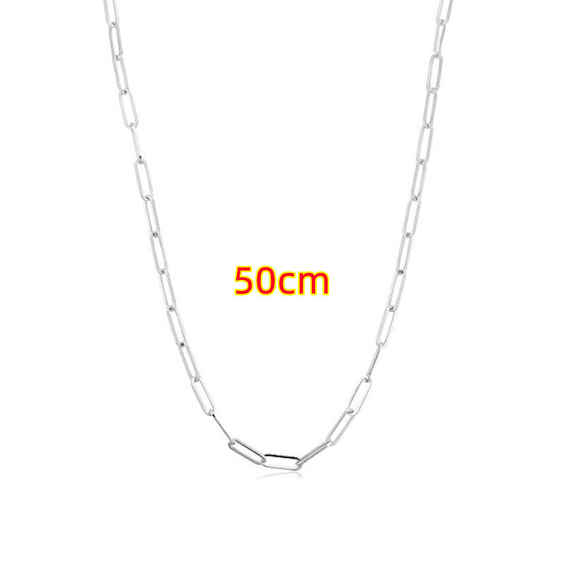Clip Dicke Kette Halskette Unisex Halskette Schlüsselbeinkette
