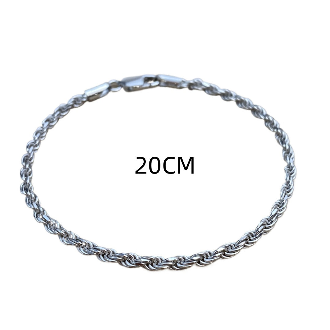 Pulsera sencilla unisex de personalidad retorcida