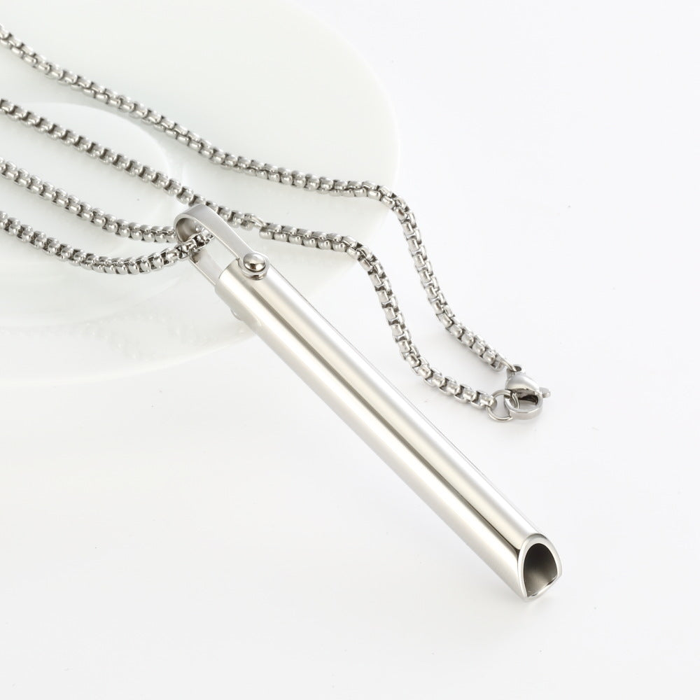 Adjustable Necklace And Ring Relieve Pressure Ornament Stainless Steel Decompression Jewelry