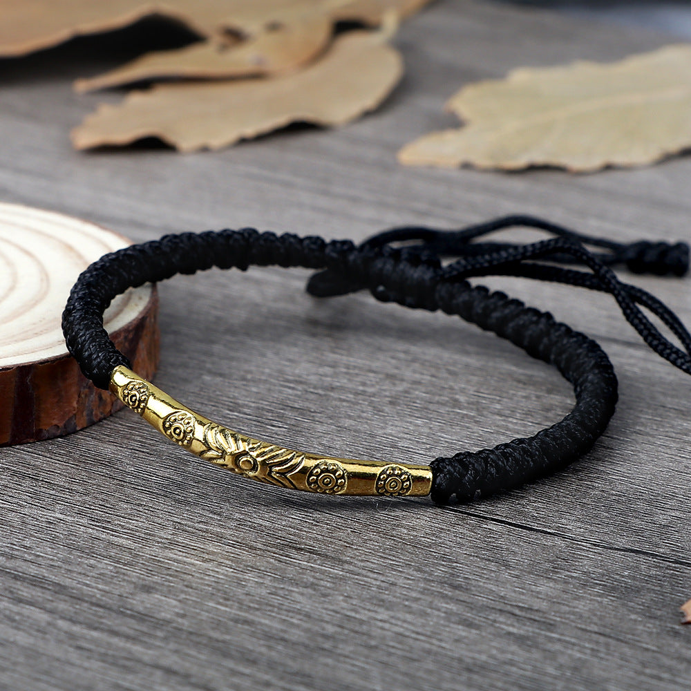 Kreatives Mode Armband mit rotem Seil für Frauen