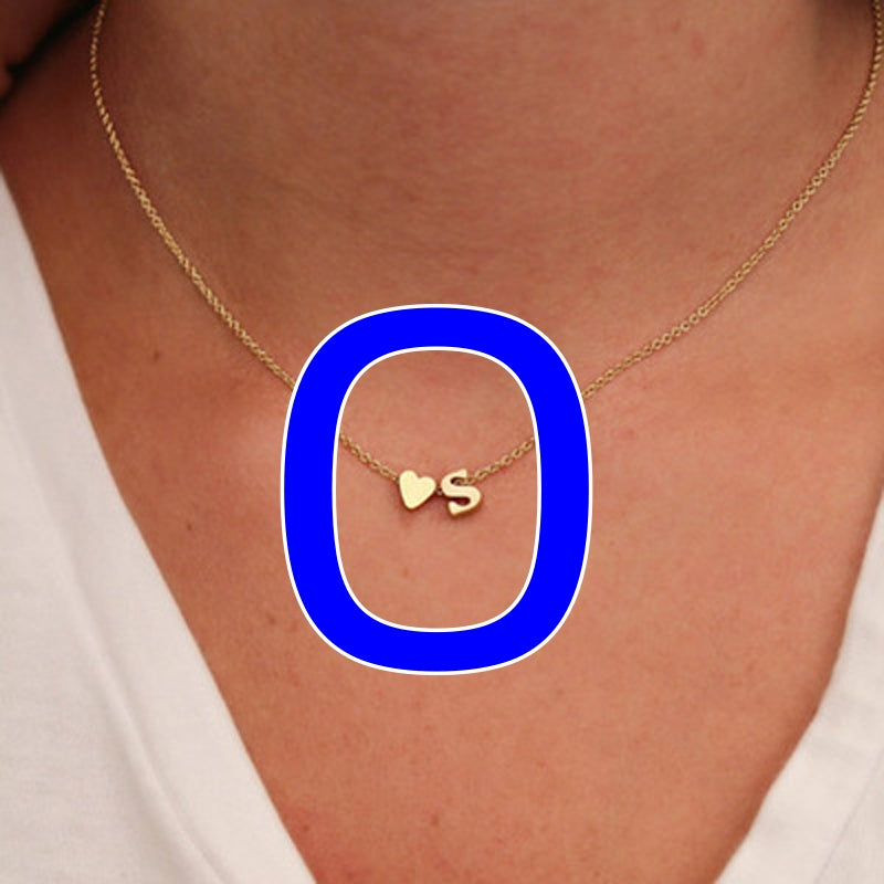 Fashion Exquisite Initial Gold And Silver Clavicle Chain
