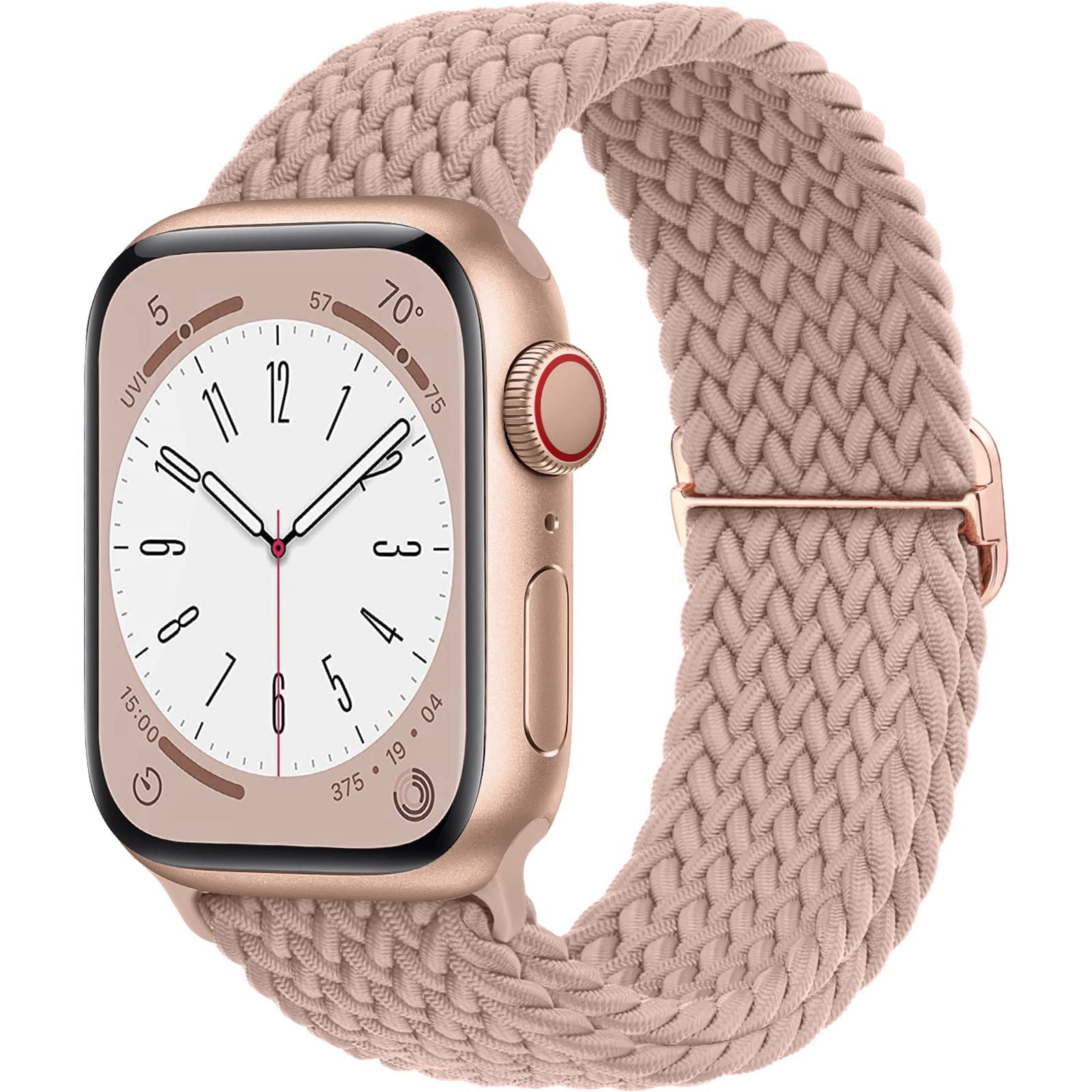 Correa de reloj ajustable de nailon trenzado