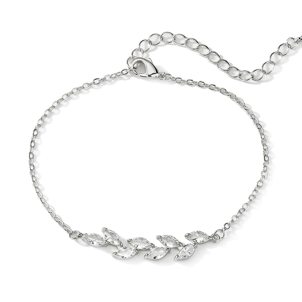 Willow Leaf Branch Bracelet Exquisite Temperament
