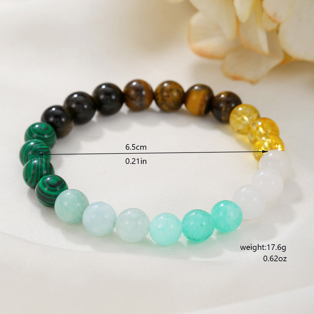 Modisches Armband aus Naturstein mit gelbem Tigerauge