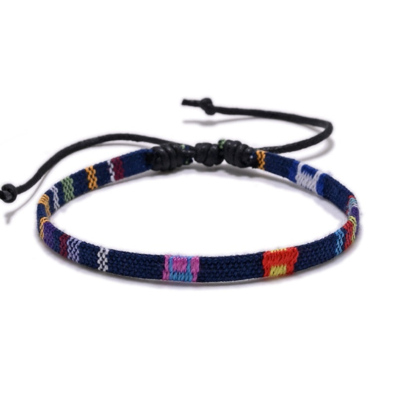 Rainbow Color Ethnic Style Bracelet Anklet Accessories