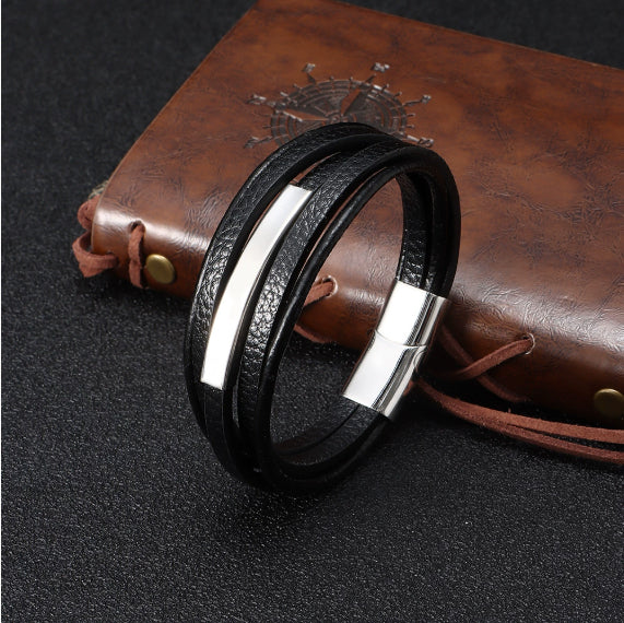 Armbänder aus echtem Leder für Herren