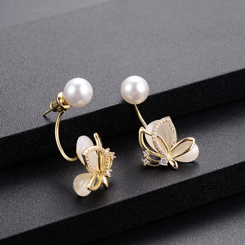 Pendientes de Mariposa de Ópalo para Mujer