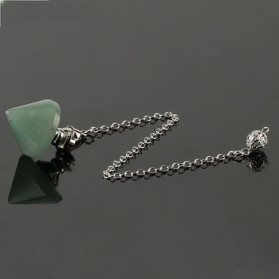 Obsidian-Accessoires Natürliches Kristallpendel