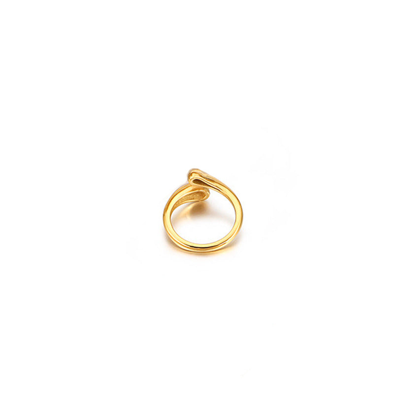 Water Drop Suit Simple Daily Fashion Necklace Earrings Bracelet Ring Suit