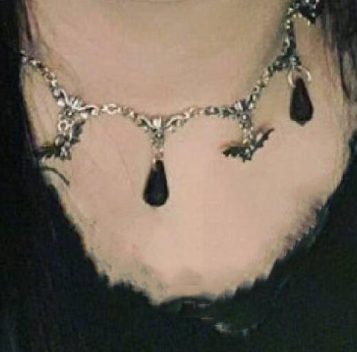 Gothic Fledermaus-Halskette Punk-Schmuck