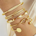 Retro-Kettenarmband im schlichten Design