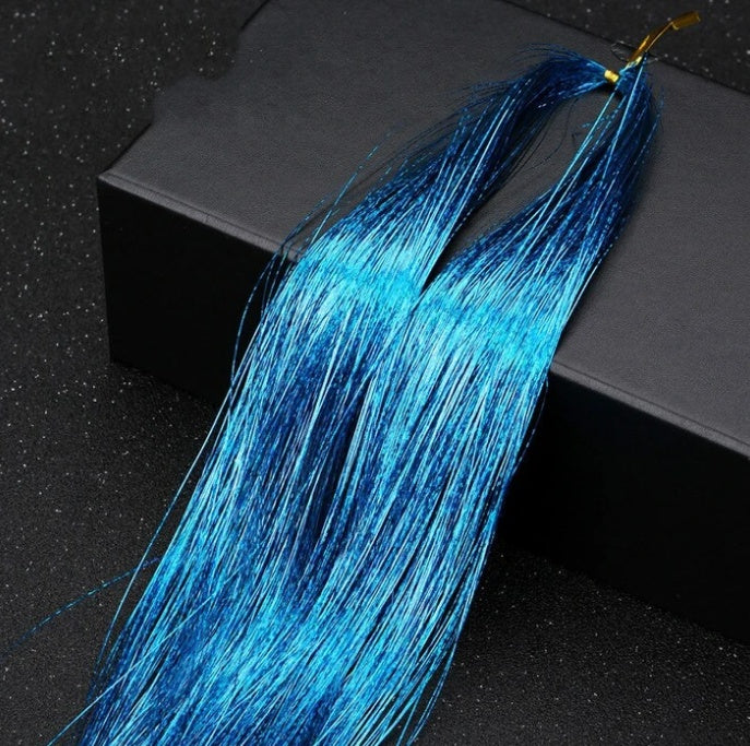 Extensión de oropel brillante para el cabello