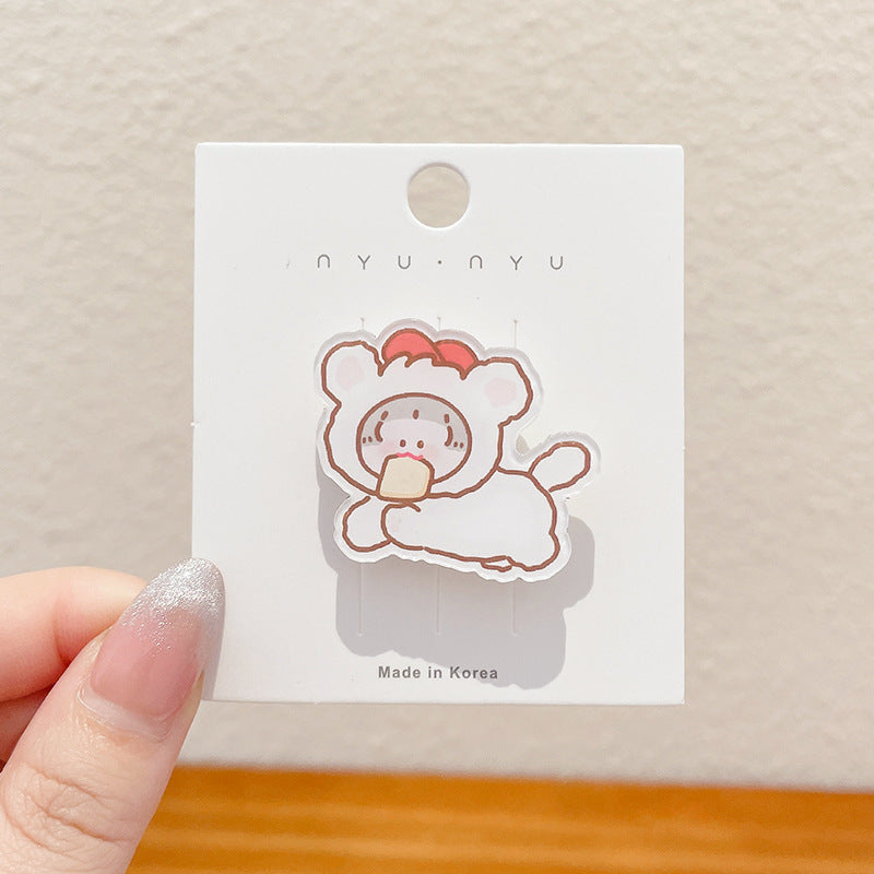 Women's Fashionable Simple And Cute Cartoon Brooch