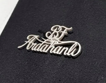 Stainless Steel Brooch Custom English Letters