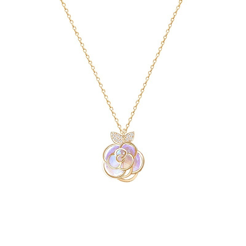 Camellia Advanced Design Sense Niche Gentle Flower Collarbone Necklace Bracelet