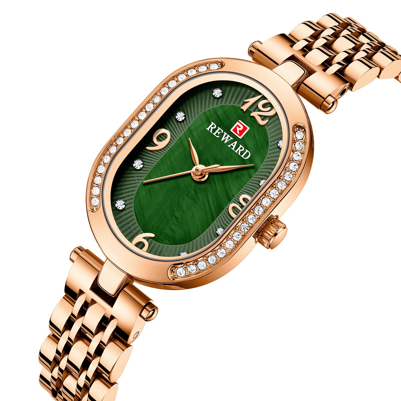 Reloj de señora elegante con diamantes