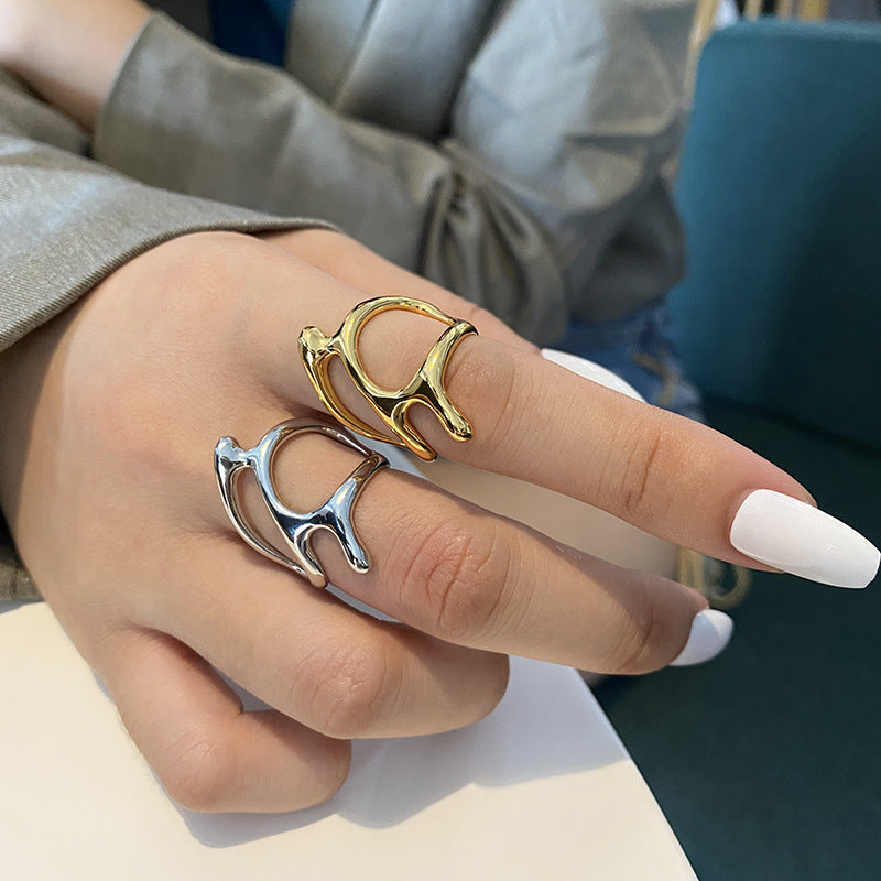 Anillo de moda para mujer, estilo europeo y americano