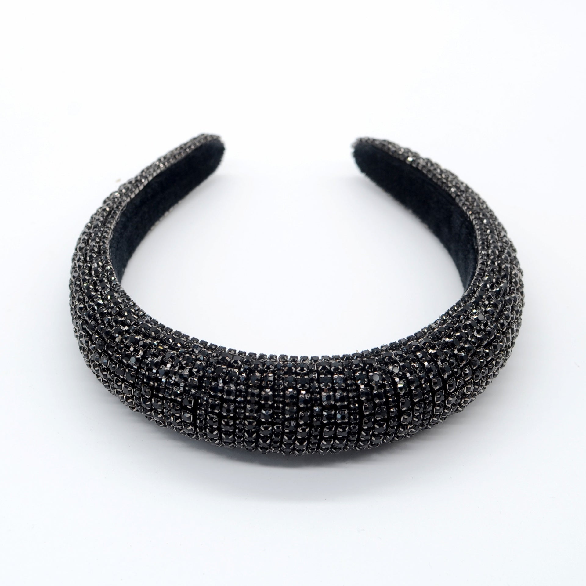 Rock-Stirnband Breites Strass-Haarband