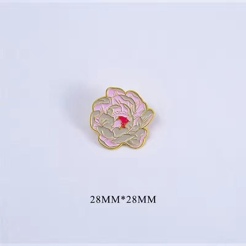 Personalisierte Pflanzen-Anstecknadel Niedlicher Pin