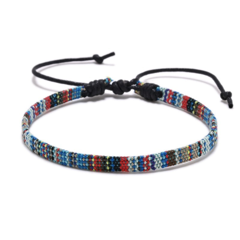 Rainbow Color Ethnic Style Bracelet Anklet Accessories