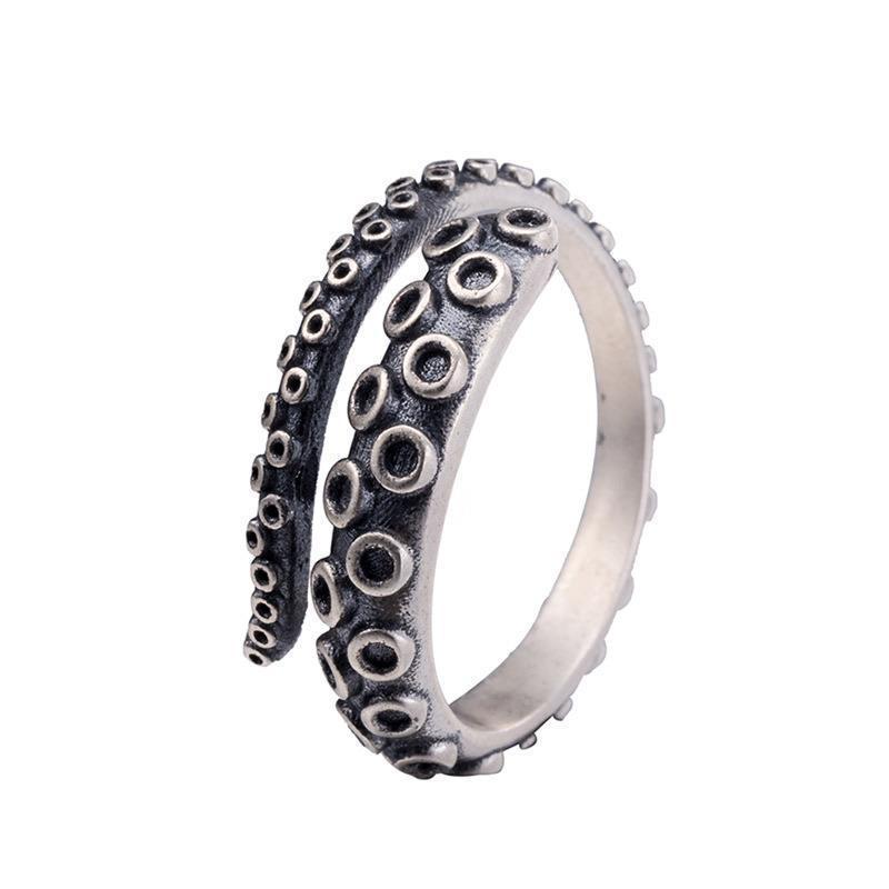 Anillo de pata ajustable para dedo índice, diseño de dragón, joyería de moda