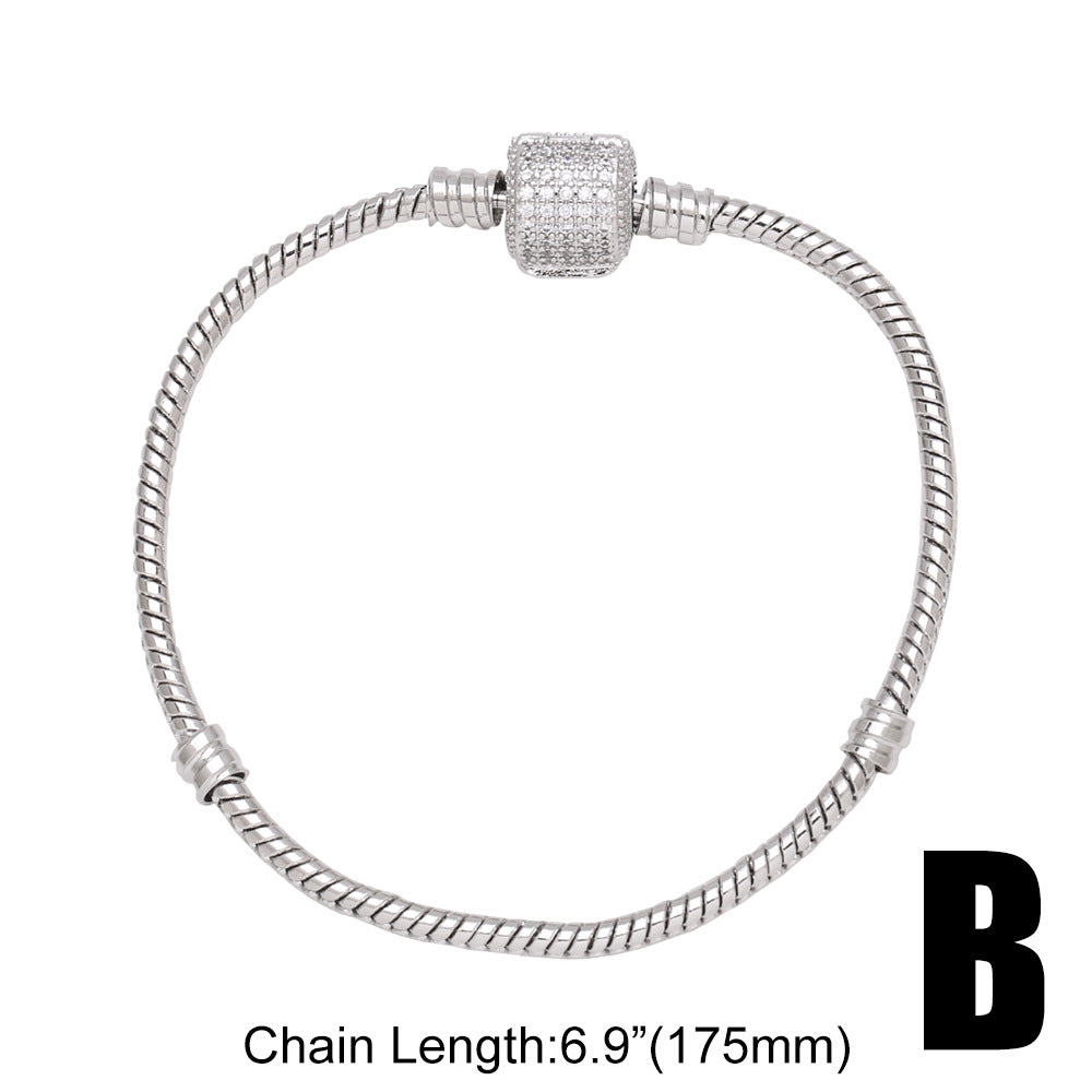 26 Letters Pendant Bracelet Women Gold Plated