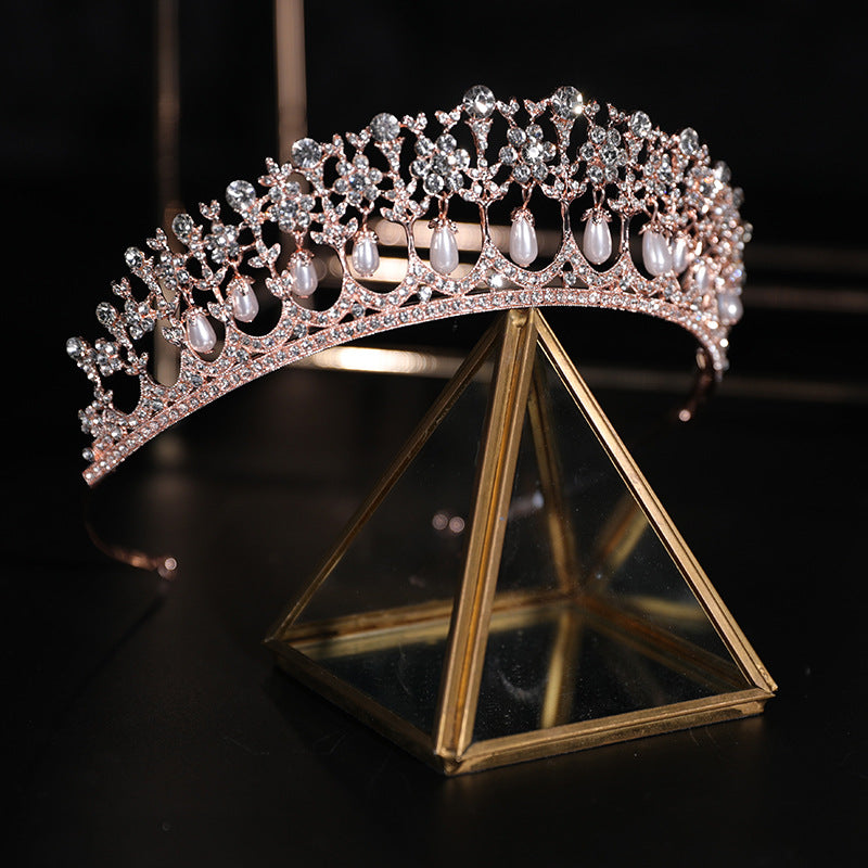 Perle Diamant Elektrisch Verzinkte Legierung Exquisite Braut