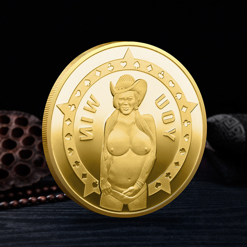 Moneda conmemorativa Chicas con suerte se arriesgan